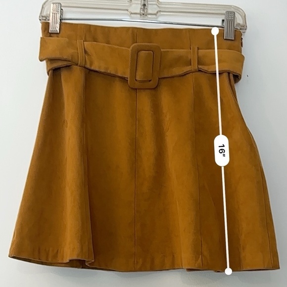 Zara Women’s Belted A-Line Skirt in Burnt Orange, Size Small - Picture 8 of 8